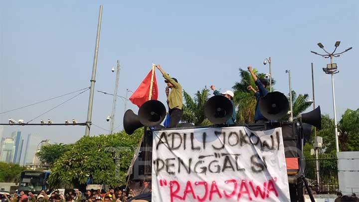 Mahasiswa Gelar Aksi Demonstrasi Lagi di Depan Gedung DPR, Menuntut Penolakan RUU Pilkada