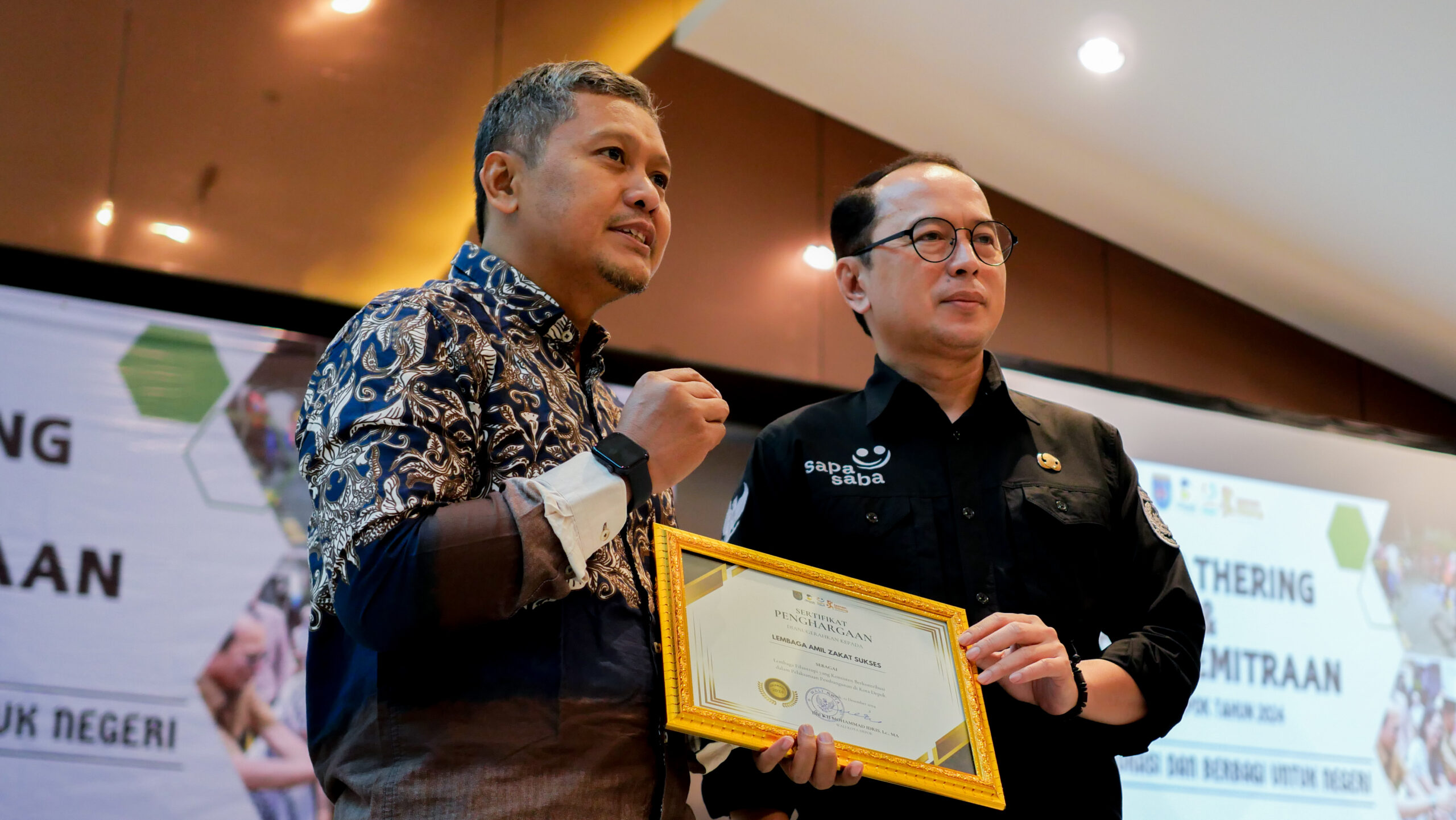 Zakat Sukses Raih CSR Award 2024, Bukti Komitmen untuk Kota Depok