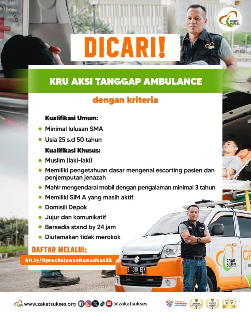 Loker_Ambulance_Zakat Sukses