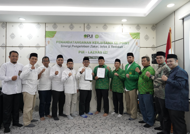 PUI dan LAZNAS IZI Jalin Kerja Sama Strategis dalam Pengelolaan Zakat Infak dan Sedekah