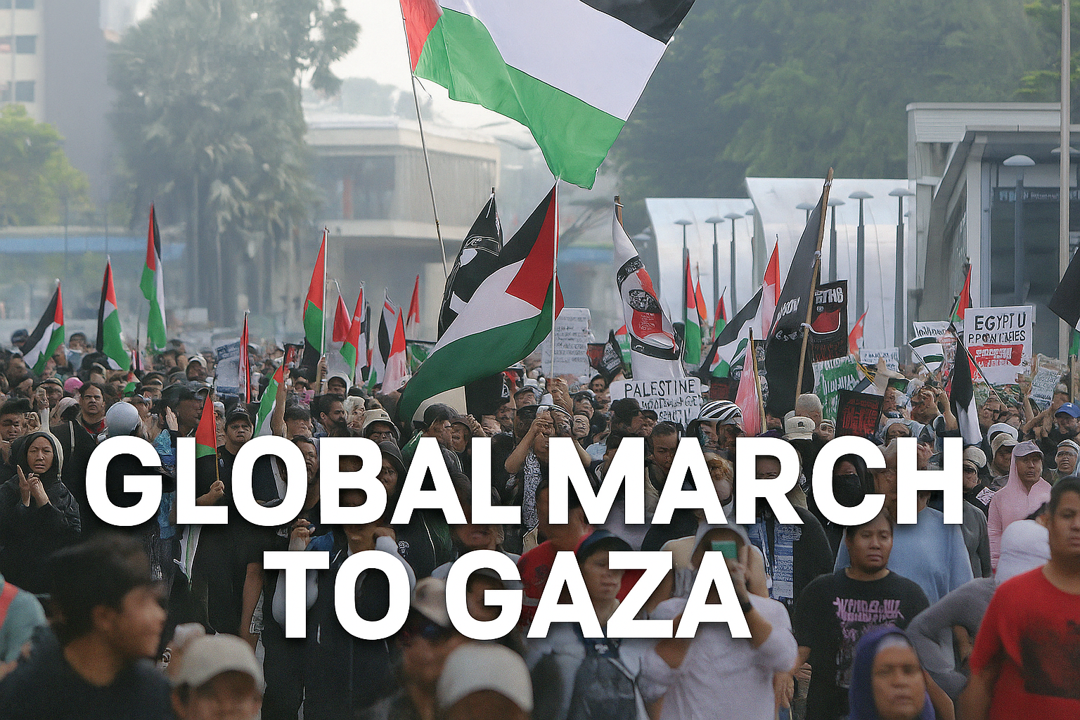 Global March to Gaza: Solidaritas Global untuk Palestina