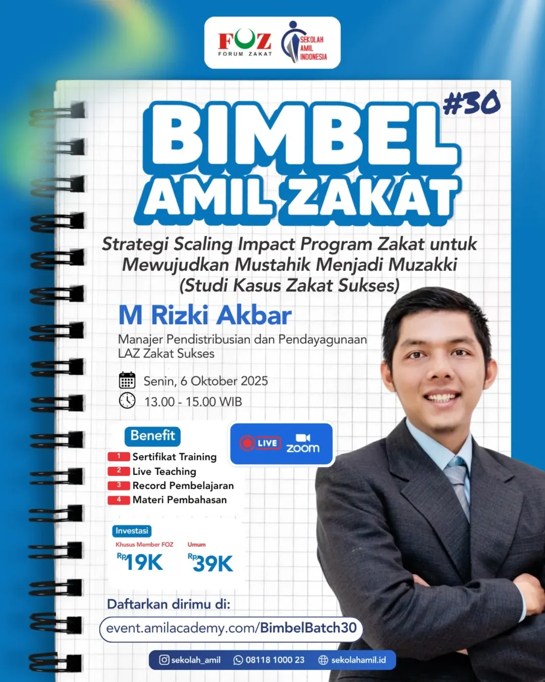 Bimbel Amil Zakat Batch 30: Strategi Scaling Impact Ubah Mustahik Jadi Muzakki