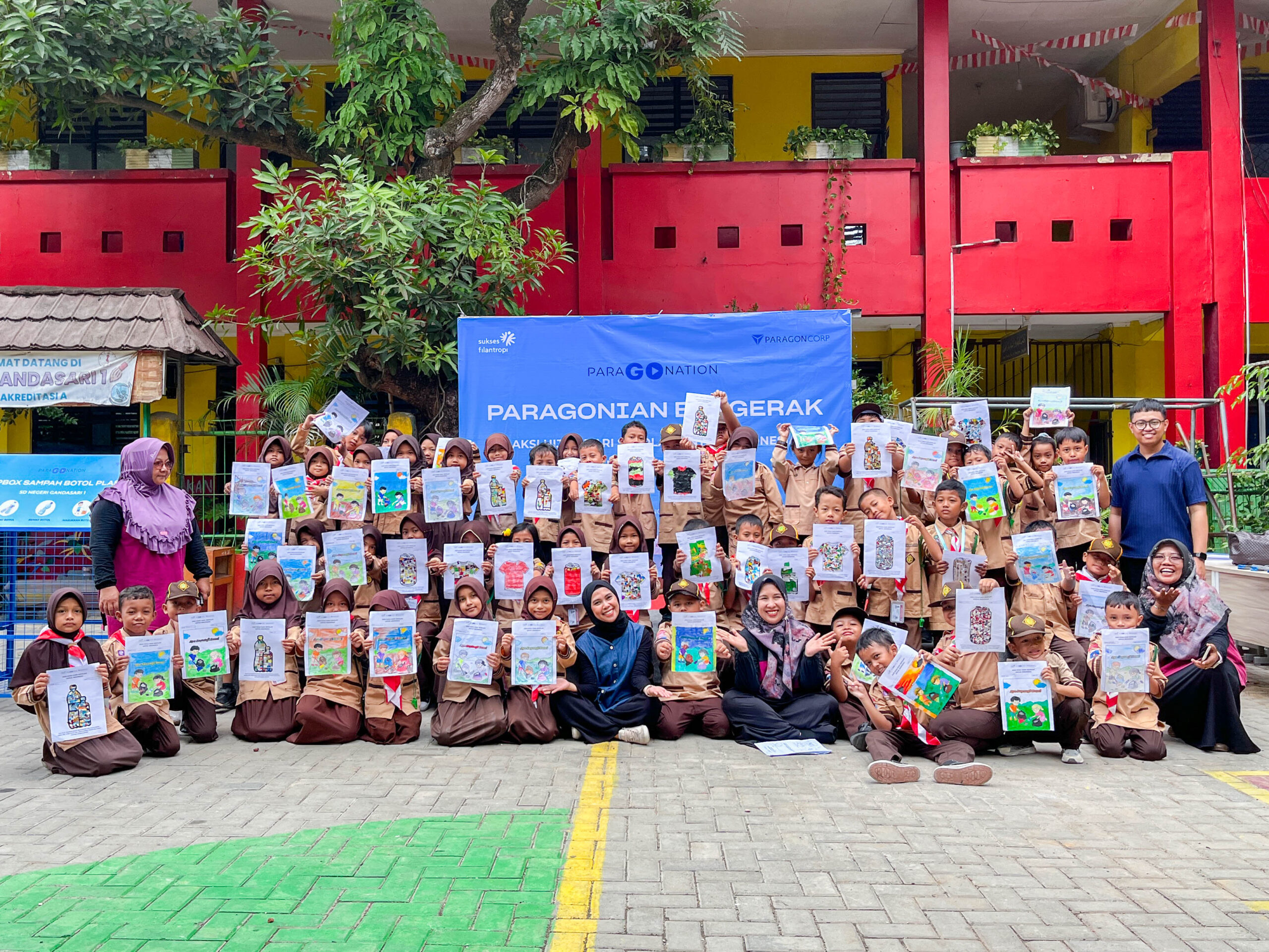 Aksi Hijau dari Sekolah: Sukses Filantropi dan Paragon Corp Tanam Kesadaran Lingkungan di SDN Gandasari 1, Kota Tangerang