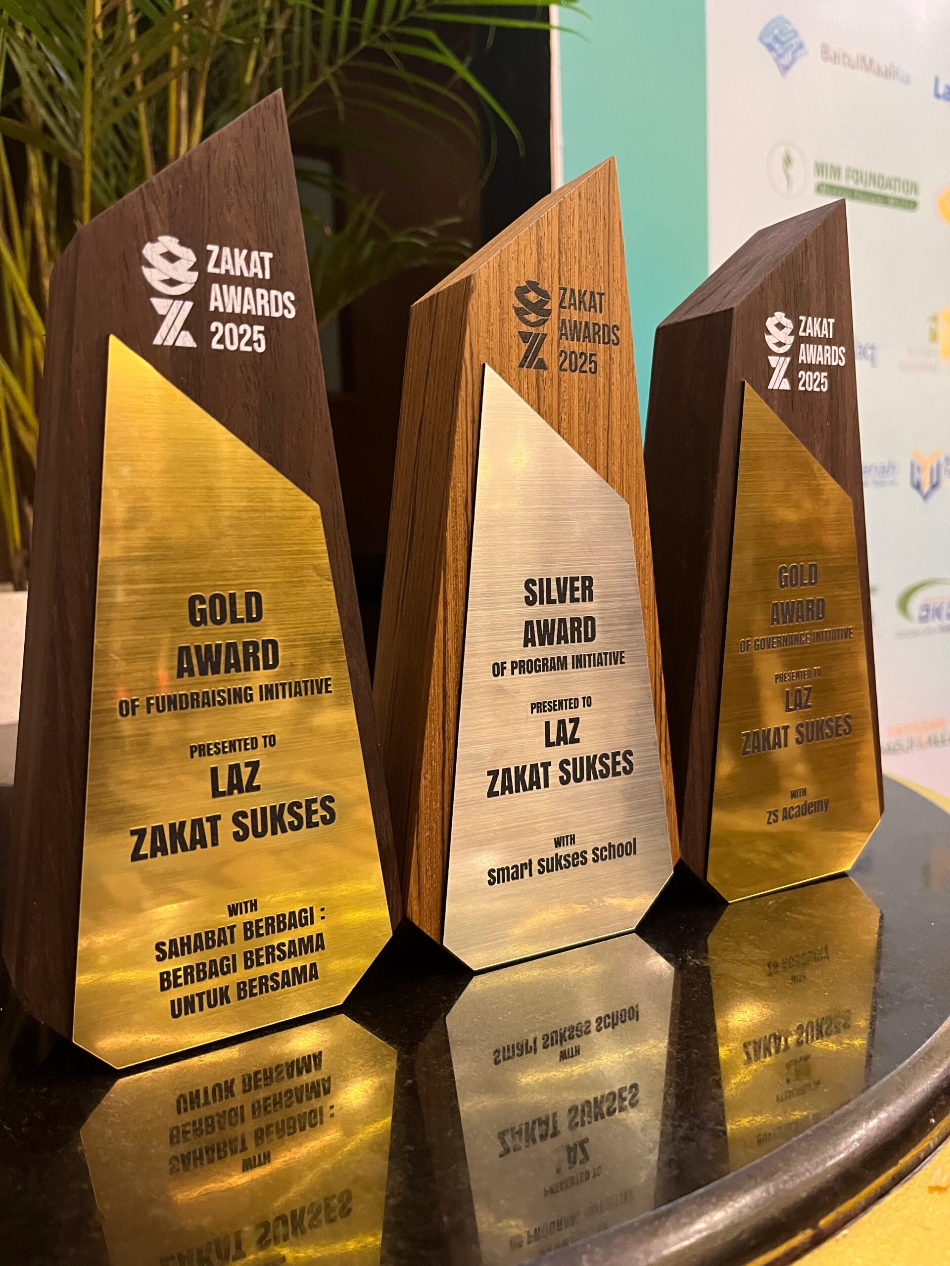 Zakat Sukses Raih Tiga Penghargaan Zakat Awards 2025, Bukti Inovasi dan Tata Kelola Unggul