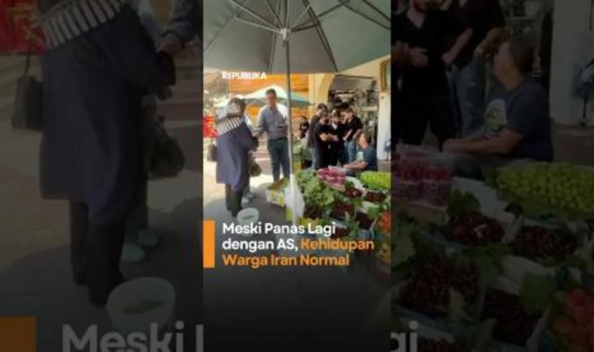 Kehidupan Warga Iran Normal di Tengah Ketegangan Baru dengan AS